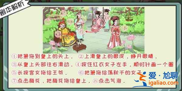 翻轉吧劇情第一關怎么過？第一關御花園記通關攻略一覽？