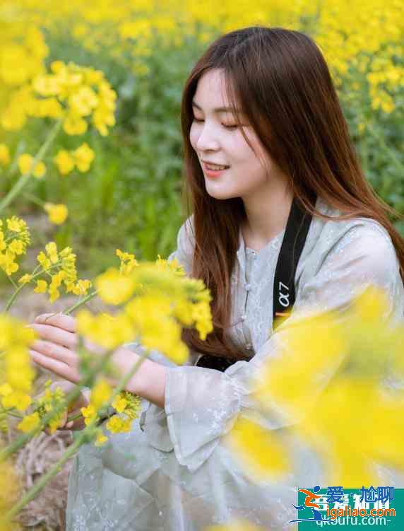 油菜花拍照姿勢(shì)圖片大全 油菜花拍照技巧？