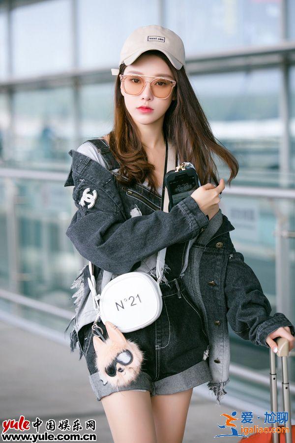 黃一琳曬機場潮甜美圖 青春十足大長腿搶鏡 黃一琳曬機場潮甜美圖 青春十足大長腿搶鏡