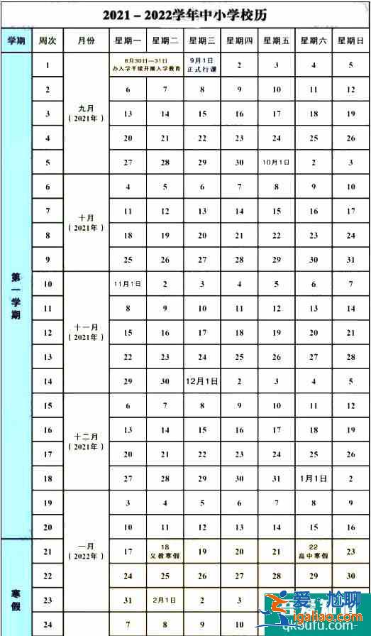 成都市中小學7月17日開始放暑假！附2021-2022學年校歷！？