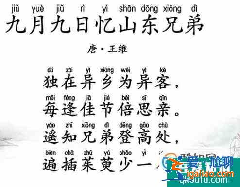 重陽節的詩句？
