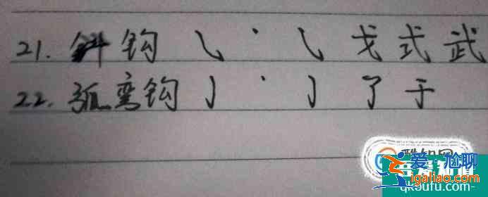 怎么練習28種筆畫？起筆行筆收筆過程步驟圖例字？