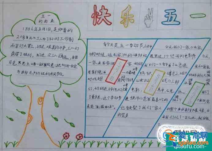 五一勞動節(jié)手抄報？
