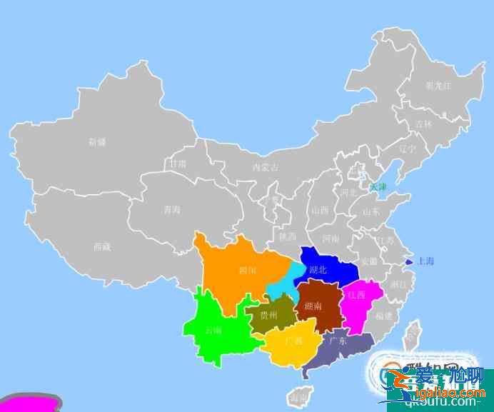 中國34個省級行政區輪廓形狀記憶快速學習？