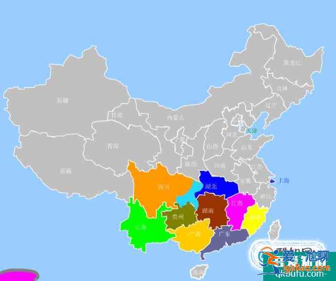 中國34個省級行政區輪廓形狀記憶快速學習？