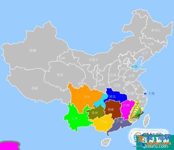 中國34個省級行政區輪廓形狀記憶快速學習？