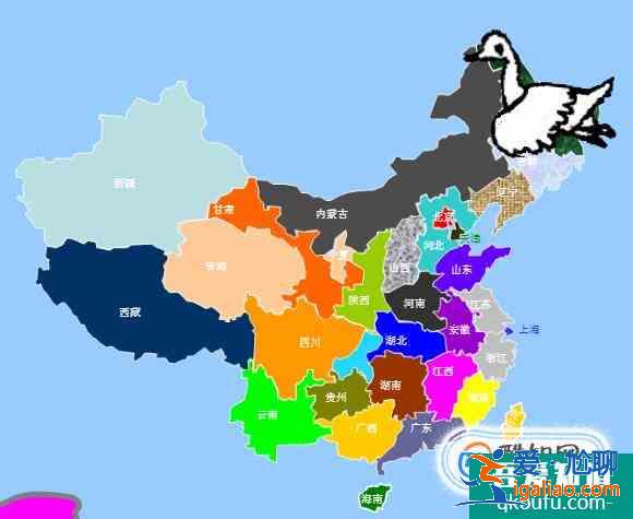 中國34個省級行政區輪廓形狀記憶快速學習？