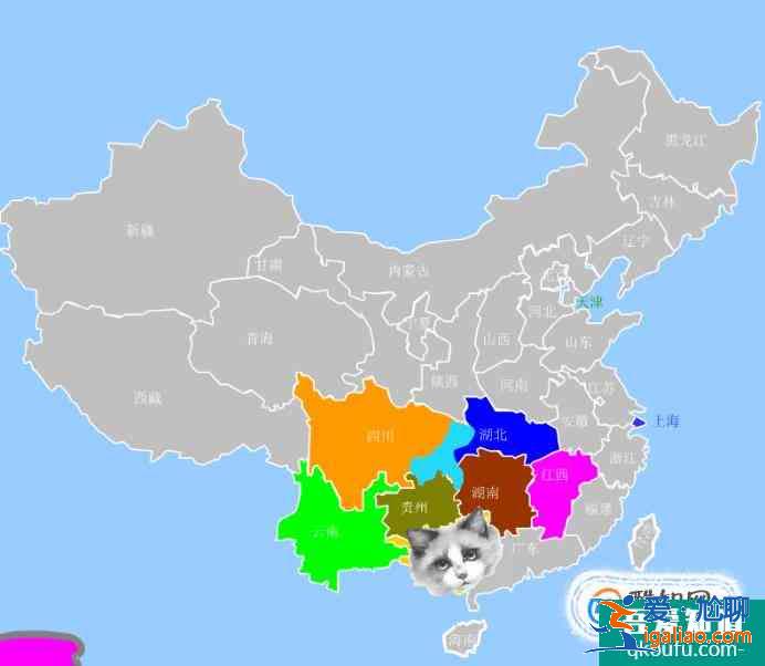 中國34個省級行政區輪廓形狀記憶快速學習？