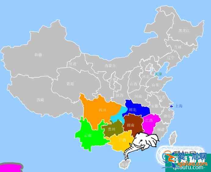 中國34個省級行政區輪廓形狀記憶快速學習？