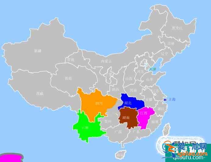中國34個省級行政區輪廓形狀記憶快速學習？