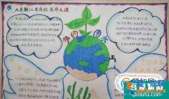 節約用水手抄報？