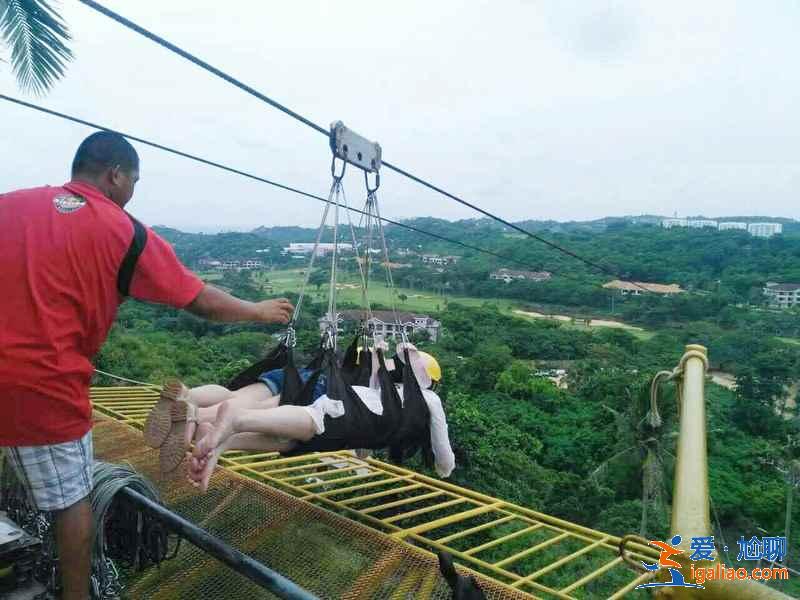 長灘島叢林飛躍高空滑索體驗，長灘島叢林飛躍怎么玩？