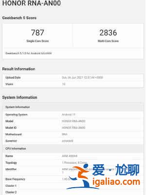 榮耀50跑分情況如何？
