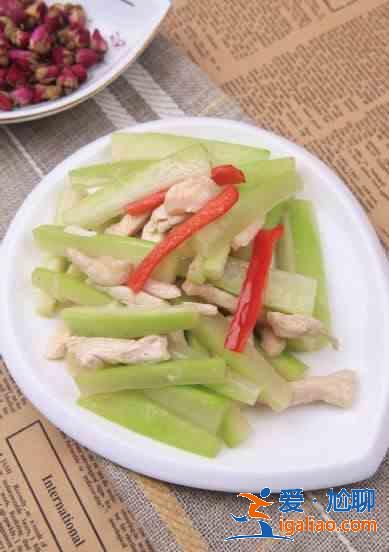 瓠子炒雞柳怎么做？？