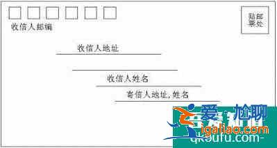 如何正確填寫信封？