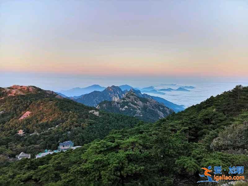 黃山景區(qū)前山和后山的旅游線路、沿途主要景色？