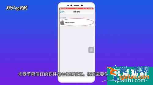 蘋果軟件信任在哪里設置？？