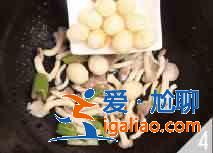鵪鶉蛋燴雞菇怎么做？？