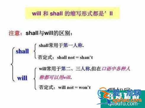 一般將來時的結構說明？