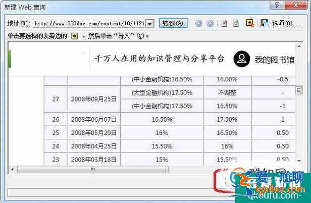 怎樣在EXCEL中直接導(dǎo)入網(wǎng)頁上的表格？