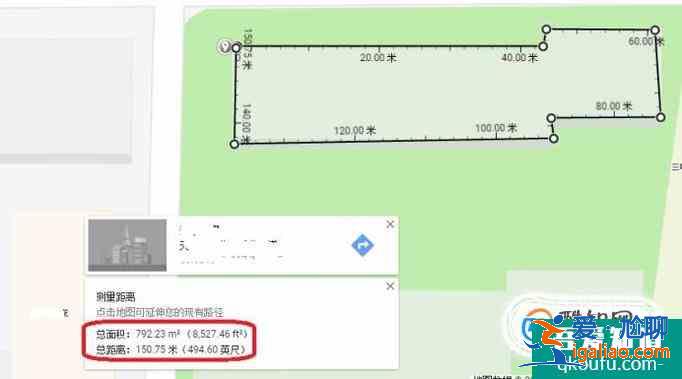 使用谷歌地圖快速測量土地面積？