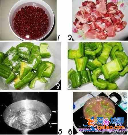 苦瓜紅豆排骨湯的做法？
