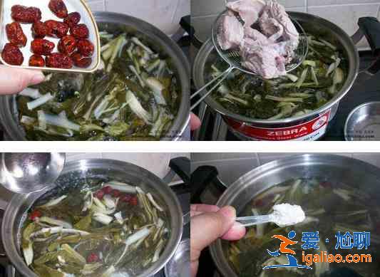 白菜干排骨湯的做法？