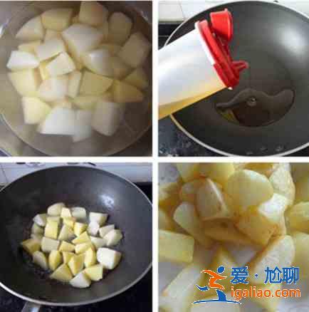 土豆排骨燉粉條兒的做法？
