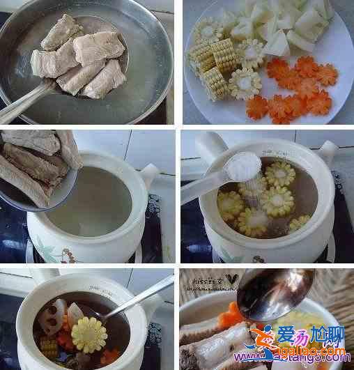 玉米蓮藕排骨湯的做法？