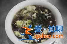紫菜湯的做法？