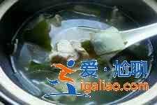 冬瓜海帶排骨湯的做法？