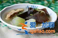 冬瓜海帶排骨湯的做法？