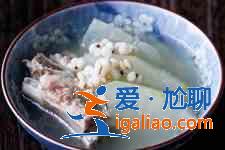 冬瓜薏米排骨湯？