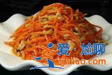 胡蘿卜炒肉絲？