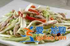 韭黃炒肉絲？