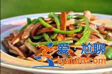 香干炒肉絲？