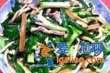 香干炒肉絲？