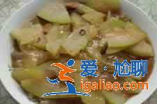 冬瓜燉肉的做法？