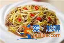 韭黃炒肉？