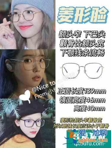 明星同款素顏神器|不同臉型怎么選方形眼鏡？