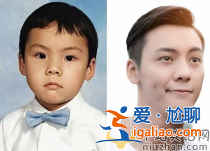 #男明星童顏#大放送：真的是從小帥到大!