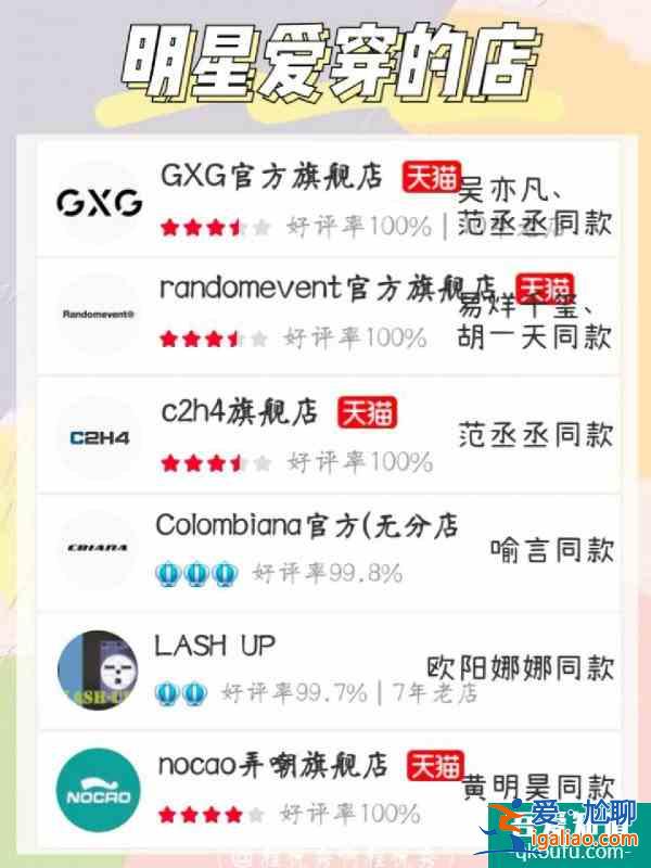 和愛豆穿同款第①彈|明星在穿&自主店鋪？
