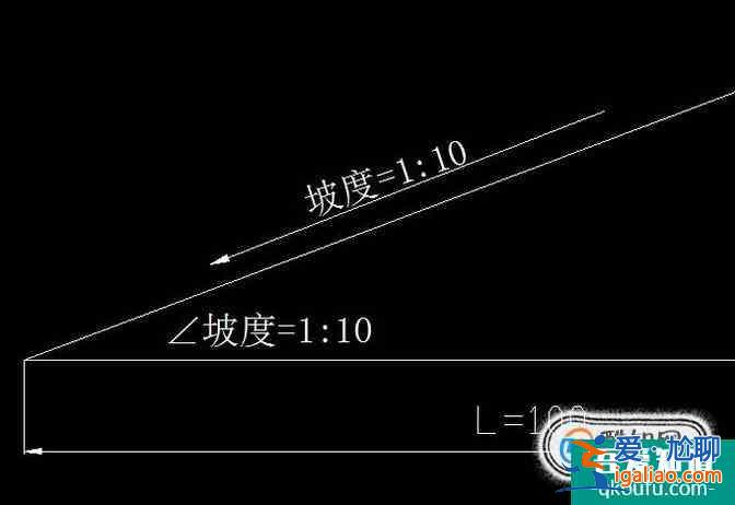 cad坡度怎么標注？