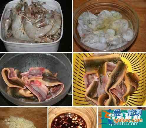 特色小吃非常簡單的蝦爆鱔做法？