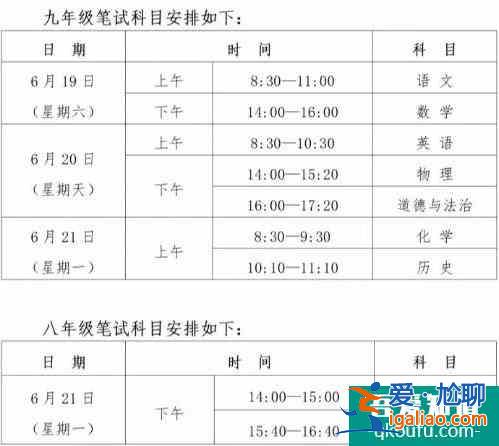 西安市2021年中考6月19日開考，成績查詢入口！？