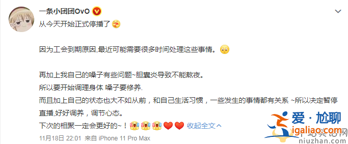 一條小團團停播是怎么回事？ 一條小團團真名叫什么