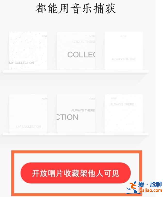 網易云唱片架怎么設置他人可見？