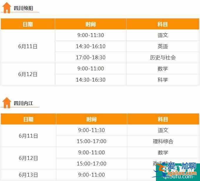 四川省2021年中考開考，什么時候出成績？？