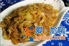洋白菜炒粉的做法？