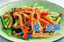 芹菜香干肉絲？